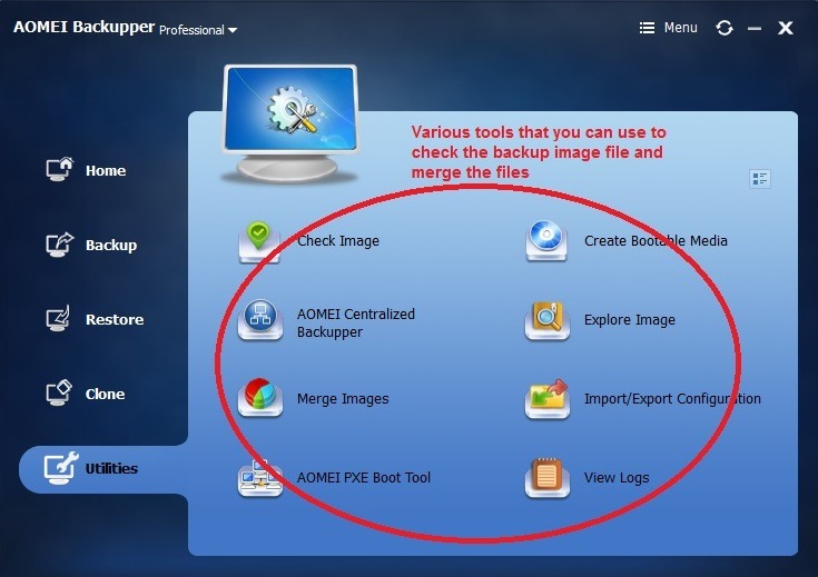 AOMEI Backupper Portable