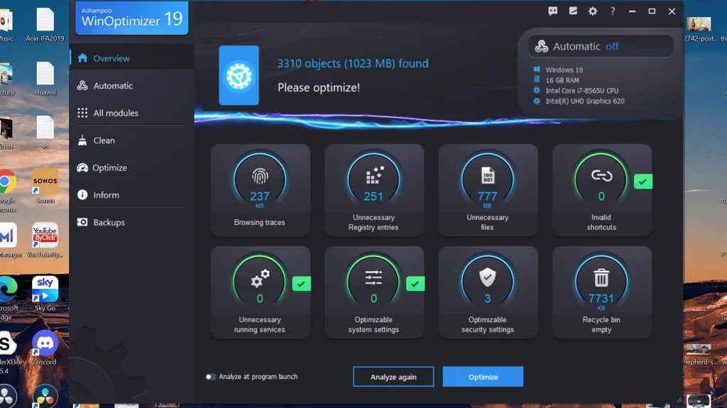 Ashampoo WinOptimizer Crackeado