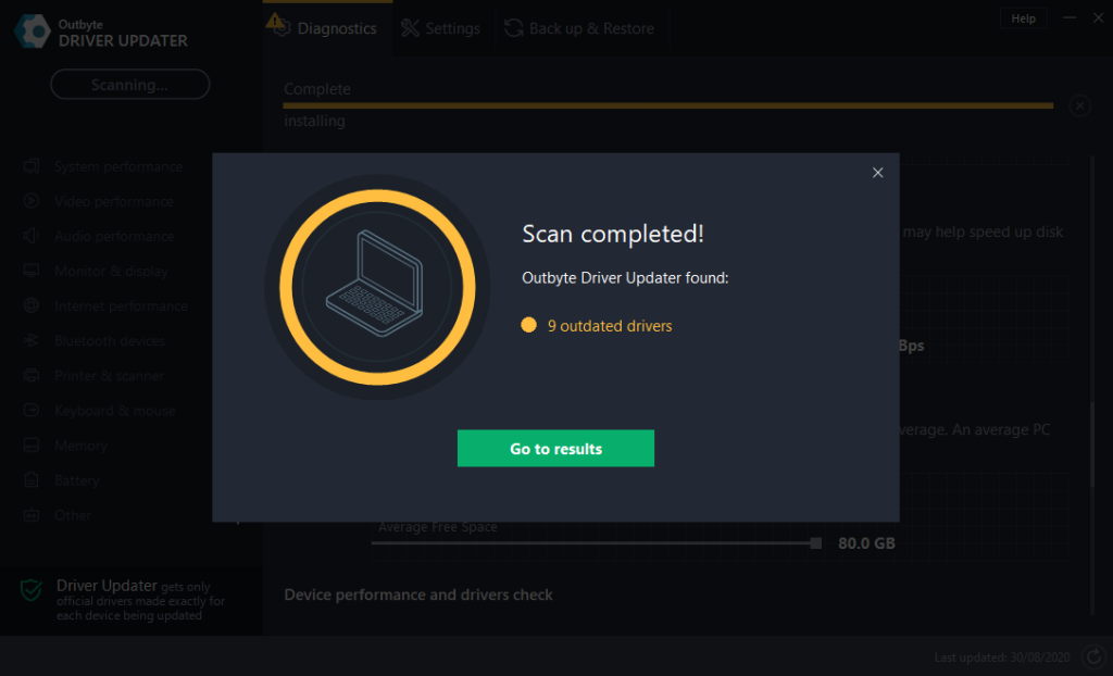 Outbyte Driver Updater Grátis 