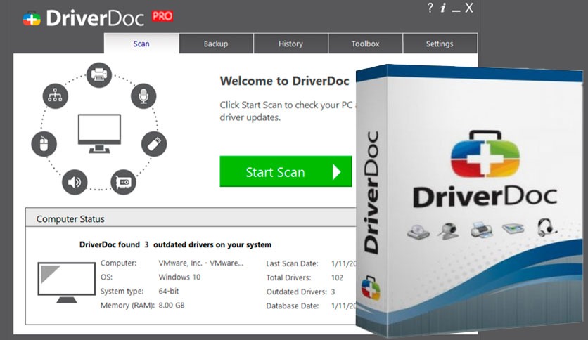 DriverDoc Pro Download 32-Bits